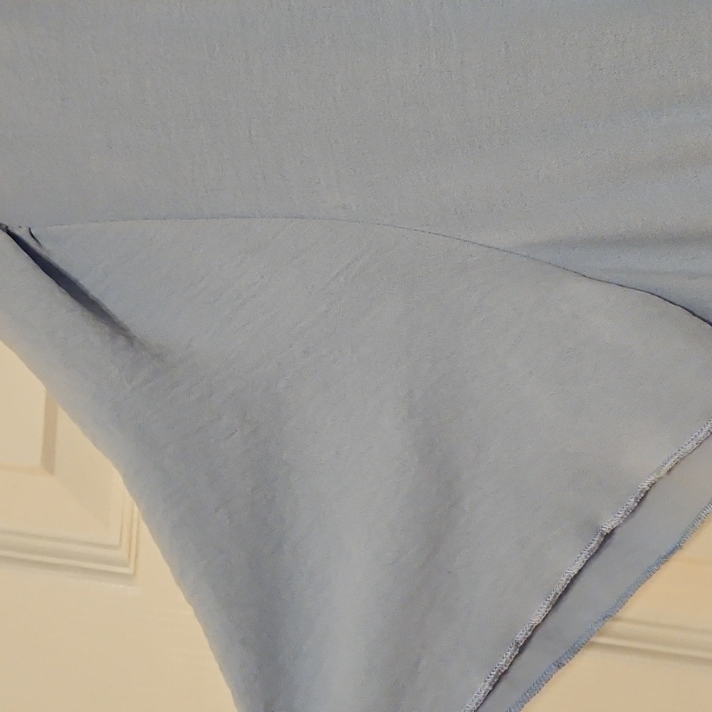 Light Blue Short Sleeve Dress by Simplee - Picture 6 of 14